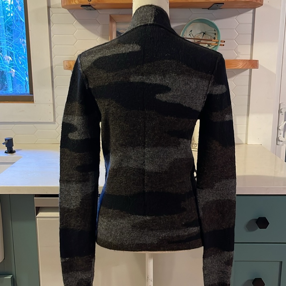 Isabel Marant Camouflage Pattern Wool Cardigan - image 6